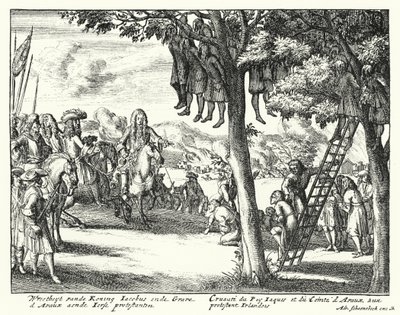 Atrocidades cometidas contra los protestantes irlandeses por Jacobo II y el Conde d