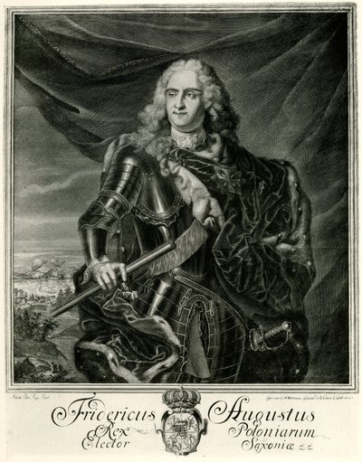 Augusto II el Fuerte de German School