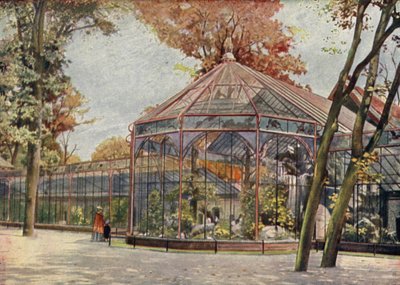 Aviario, Jardín Zoológico de Berlín, Alemania (litografia en color) de German School