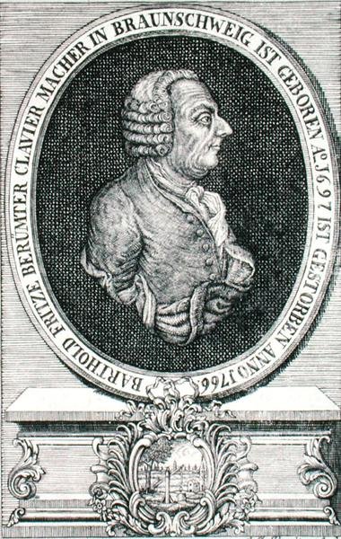 Barthold Fritz (1697-1766) grabado por J.C. Eberling de German School
