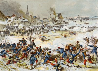 Batalla de Bapaume, Guerra Franco-Prusiana, 3 de enero de 1870 de German School