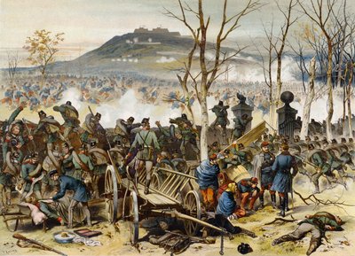 Batalla de Mont Valerien, Guerra Franco-Prusiana, 19 de enero de 1871 de German School
