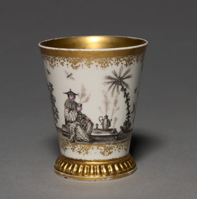 Vaso, fábrica de porcelana de Meissen, Alemania, antes de 1720 de German School