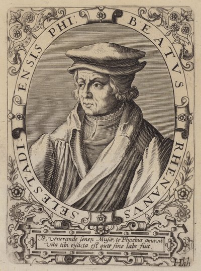 Beatus Rhenanus, humanista, erudito y reformador religioso alemán de German School