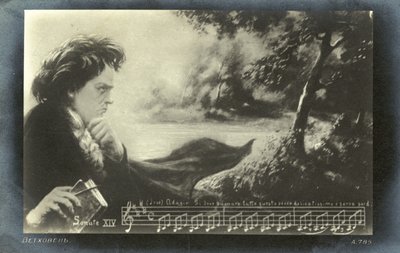 Sonata para piano n.º 14 de Beethoven (Sonata Claro de Luna) de German School