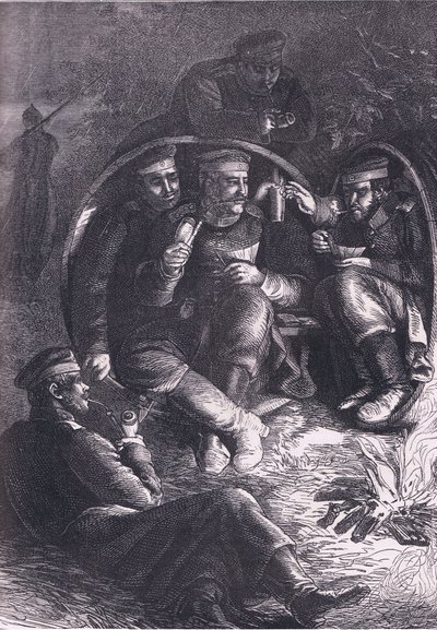 Antes de Metz, Historia de la guerra entre Francia y Alemania de Cassell, publicada por Cassell and Company Limited, c.1890 de German School