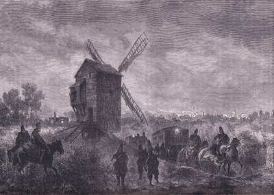 Antes de Orleans, Historia de la Guerra entre Francia y Alemania de Cassell, publicada por Cassell and Company Limited, c.1890 (litografía) de German School