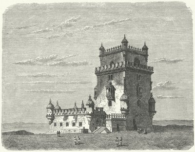 Torre de Belém, Lisboa (grabado) de German School