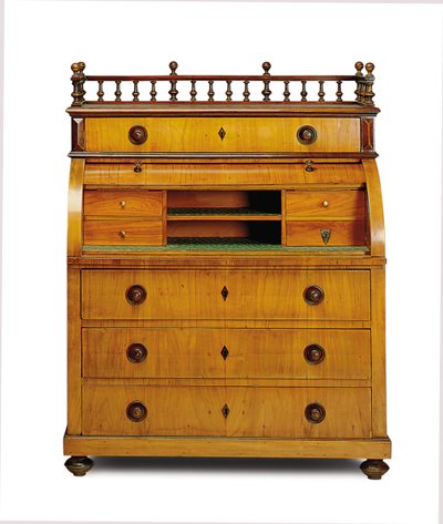 Secretaire-Comoda Biedermeier, segundo cuarto del siglo XIX de German School