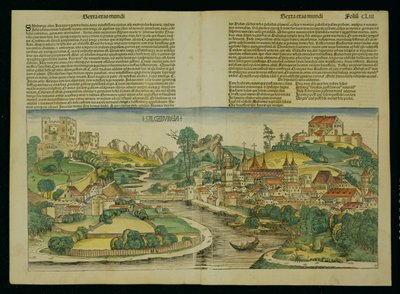 Vista Aérea de Salzburgo del Crónica de Núremberg por Hartmann Schedel (1440-1514) 1493 de German School