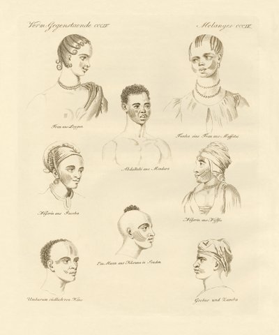 Tribu de negros en el centro de África de German School
