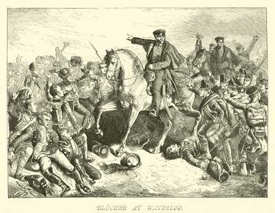 Blucher en Waterloo de German School