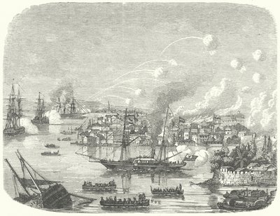 Bombardeo de Cantón por los británicos, Segunda Guerra del Opio de German School