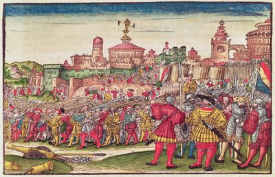 Libro del Apocalipsis, Capítulo XXV, de la Biblia de Lutero, c.1530 de German School