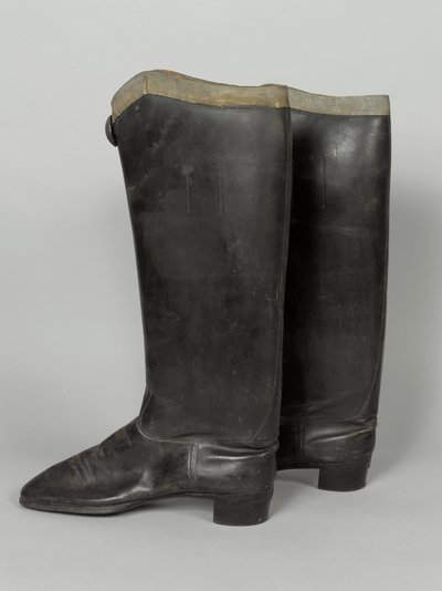 Botas, 3º Húsares de von Zieten, usadas por SAR El Duque de Connaught, antes de 1914 de German School