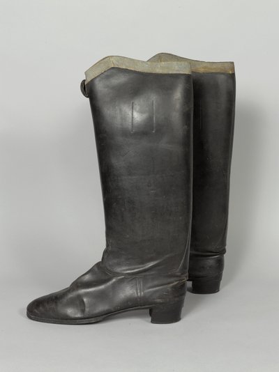 Botas, 3º Húsares de von Zieten, usadas por SAR El Duque de Connaught, antes de 1914 de German School