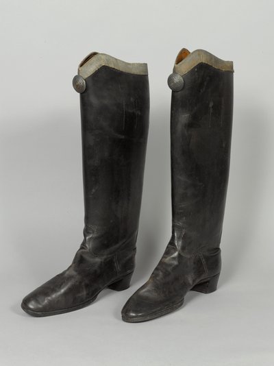 Botas, 3er Húsares von Zieten, usadas por SAR El Duque de Connaught, antes de 1914 de German School