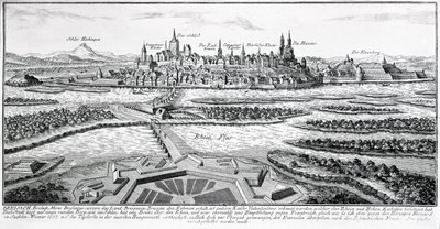 Breisach (aguafuerte) de German School