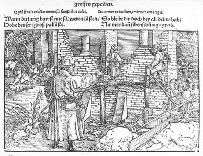 Edificio, c. 1520 de German School