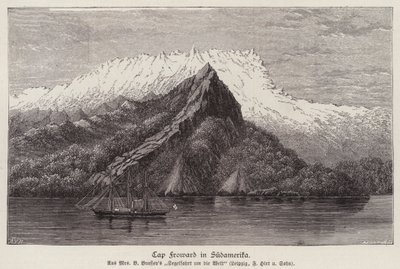 Cabo Froward, Chile (grabado) de German School