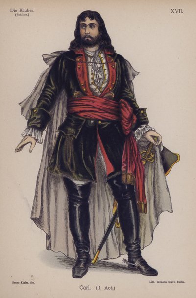 Carl, de Die Räuber (Los bandidos) de Friedrich Schiller de German School
