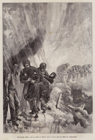 Cueva de los Vientos, debajo de las Cataratas del Niágara, Nueva York, EE.UU. de German School