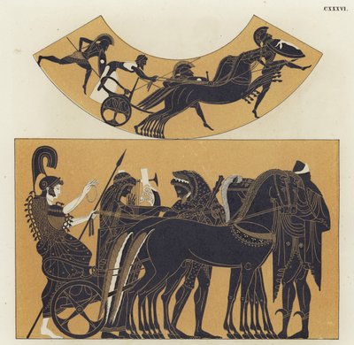 Escenas de carros de la Antigua Grecia de German School