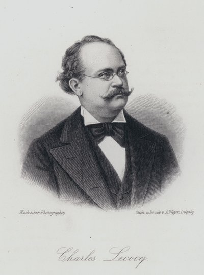 Charles Lecocq, compositor francés (grabado) de German School