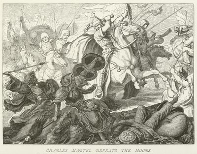 Carlos Martel derrota a los moros de German School