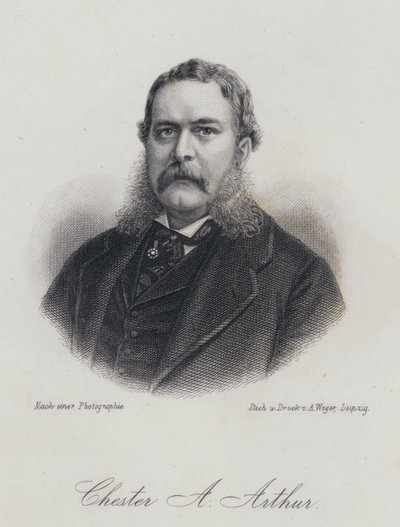 Chester A Arthur, político estadounidense y 21º presidente de los Estados Unidos de German School