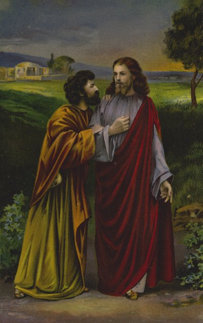 Cristo y Judas Iscariote de German School