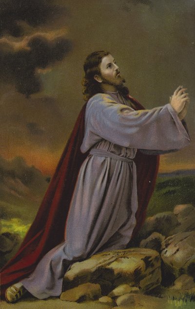 Cristo arrodillado de German School