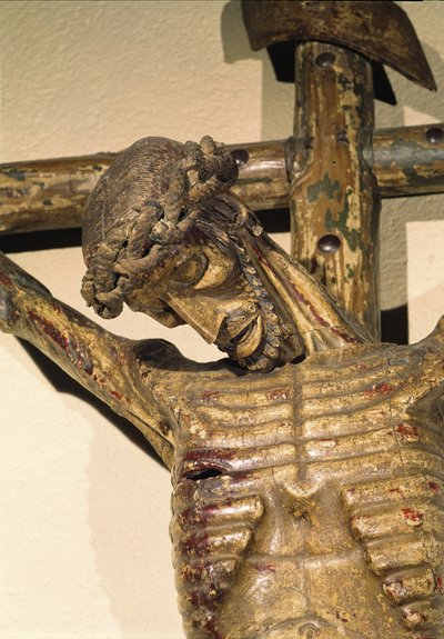 Cristo en la Cruz, llamado Le Devot Christ (detalle) de German School