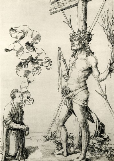 Cristo con los instrumentos de tortura de German School