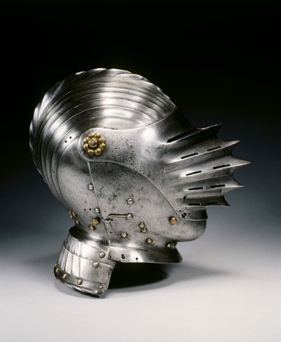 Casco cerrado en estilo Maximiliano, c.1520 de German School