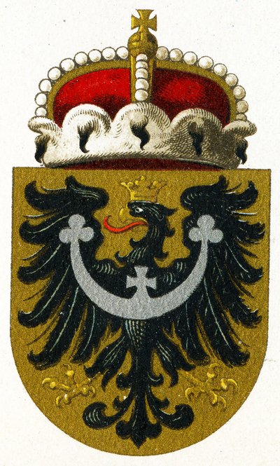 Escudo de armas de Silesia, c.1898 de German School