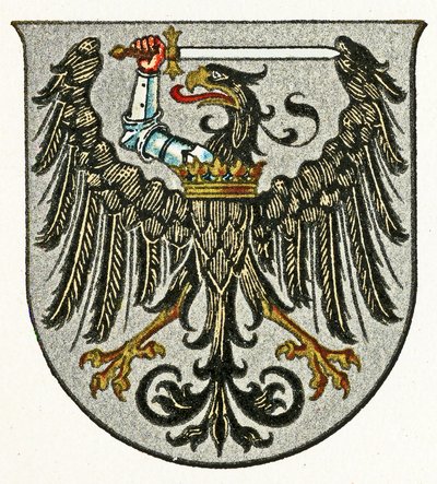 Escudo de armas de Prusia Occidental, c.1898 de German School