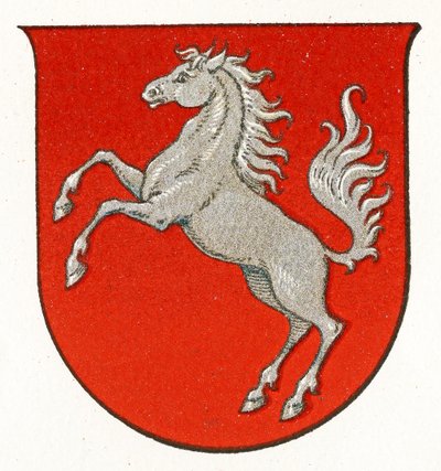 Escudo de armas de Westfalia, c.1898 de German School