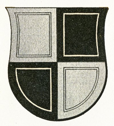 Escudo de armas de Zollern (Hechingen), c.1898 de German School