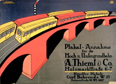 Punto de recogida para ferrocarriles subterráneos y elevados de German School