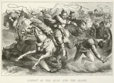 Combate de los hunos y los alanos de German School