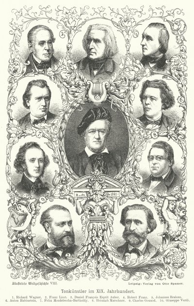 Compositores del siglo XIX de German School