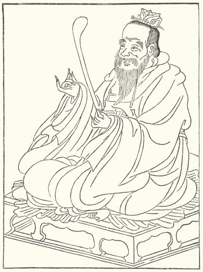 Confucio, antiguo filósofo chino (551-479 a.C.) de German School