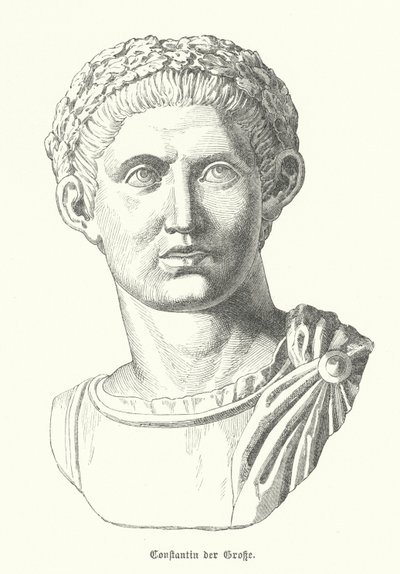 Constantino el Grande, emperador romano de German School