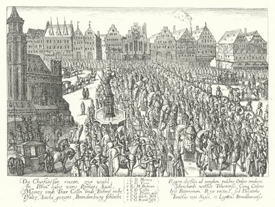 Procesión de coronación del Emperador del Sacro Imperio Romano Fernando II, Frankfurt de German School