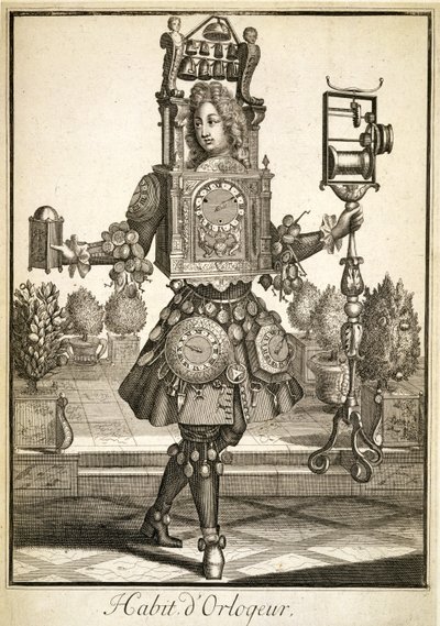 Traje para un relojero, pub. por Gerard Valck c.1690 de German School
