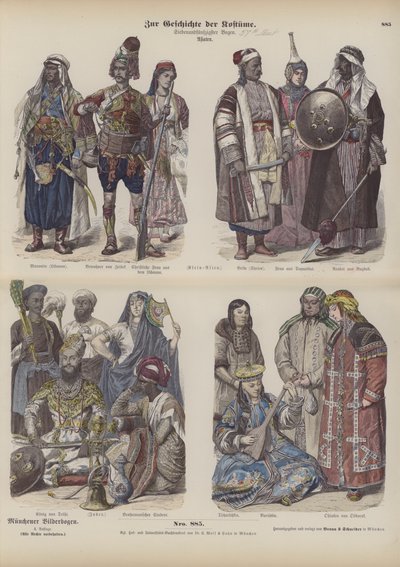 Trajes de Asia de German School
