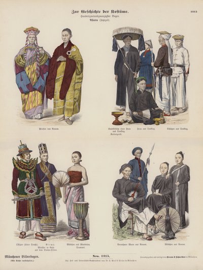 Trajes de Asia de German School