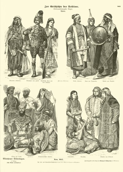 Trajes de Asia de German School
