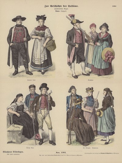 Trajes de Baden, Alemania de German School